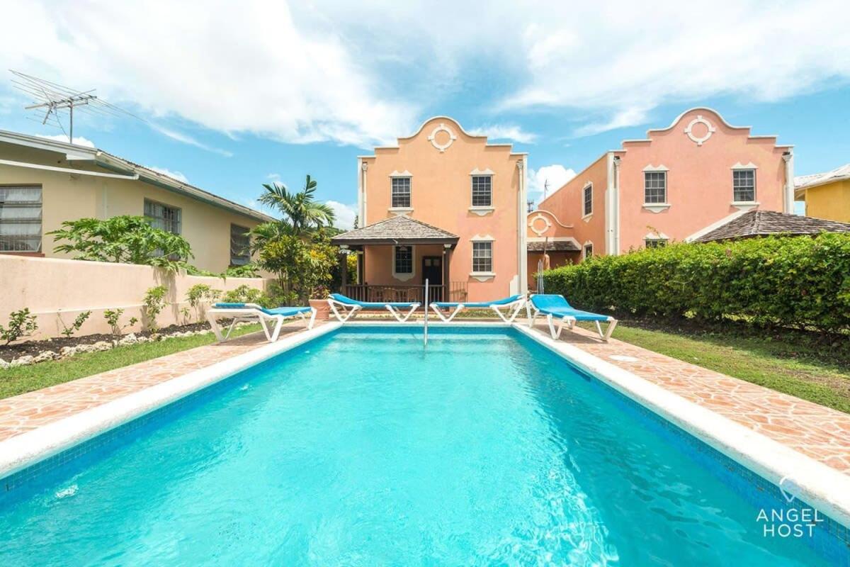 2-Story Townhome With Private Pool, Ideal For Group! Christ Church Exterior foto